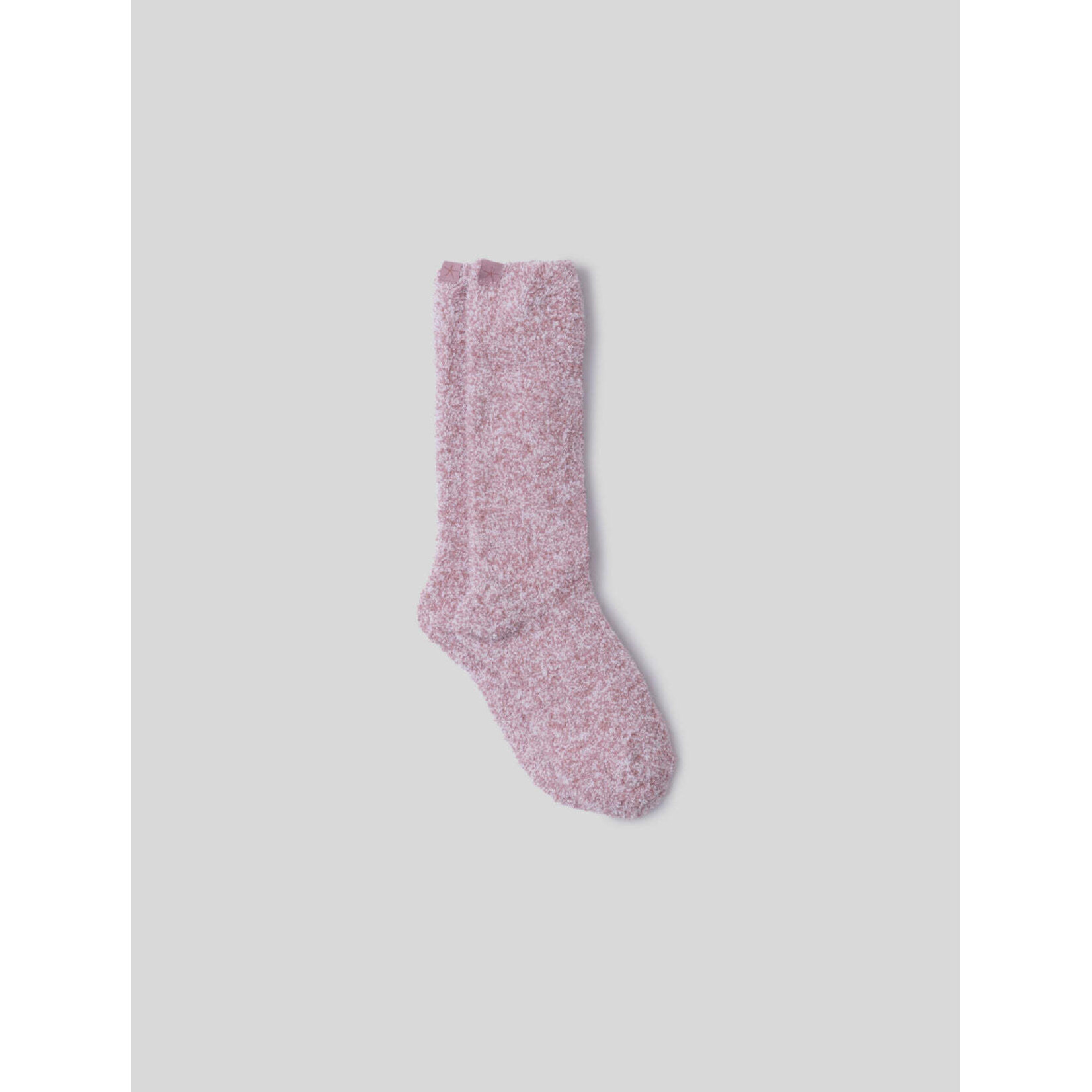 Barefoot Dreams CozyChic Heathered Teaberry Heathered Socks