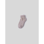 Barefoot Dreams CozyChic Heathered Tennis Socks in Heathered Stone