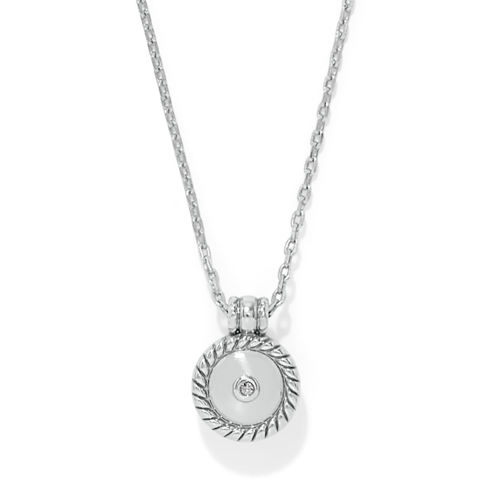 Brighton Illumina Celeste Dome Silver Necklace