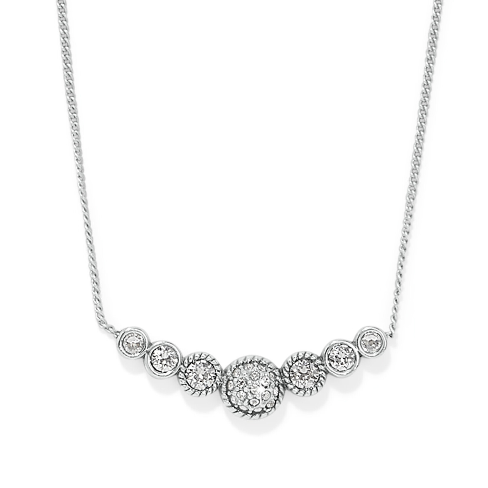 Brighton Illumina Celeste Bar Silver Necklace