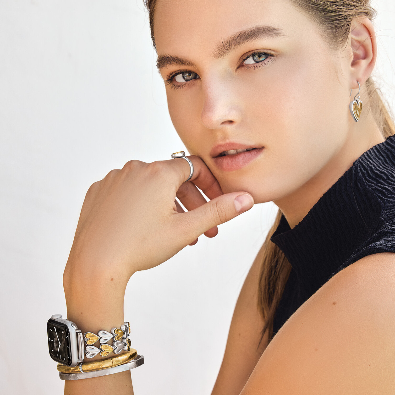 Brighton Cascade Heart Watch Band