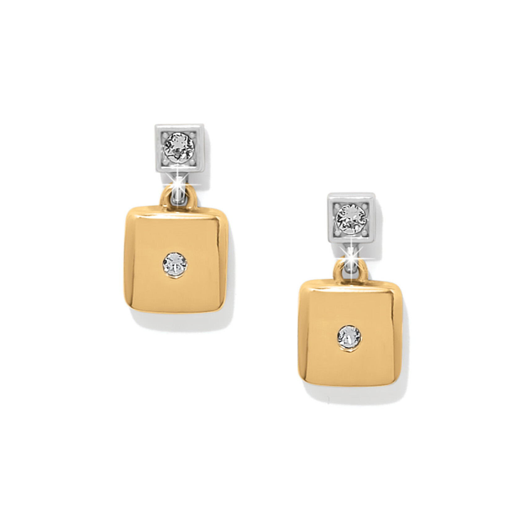 Brighton Meridian Etage Post Drop 2Tone Earrings