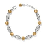 Brighton Meridian Orbit Bead Two Tone Bracelet