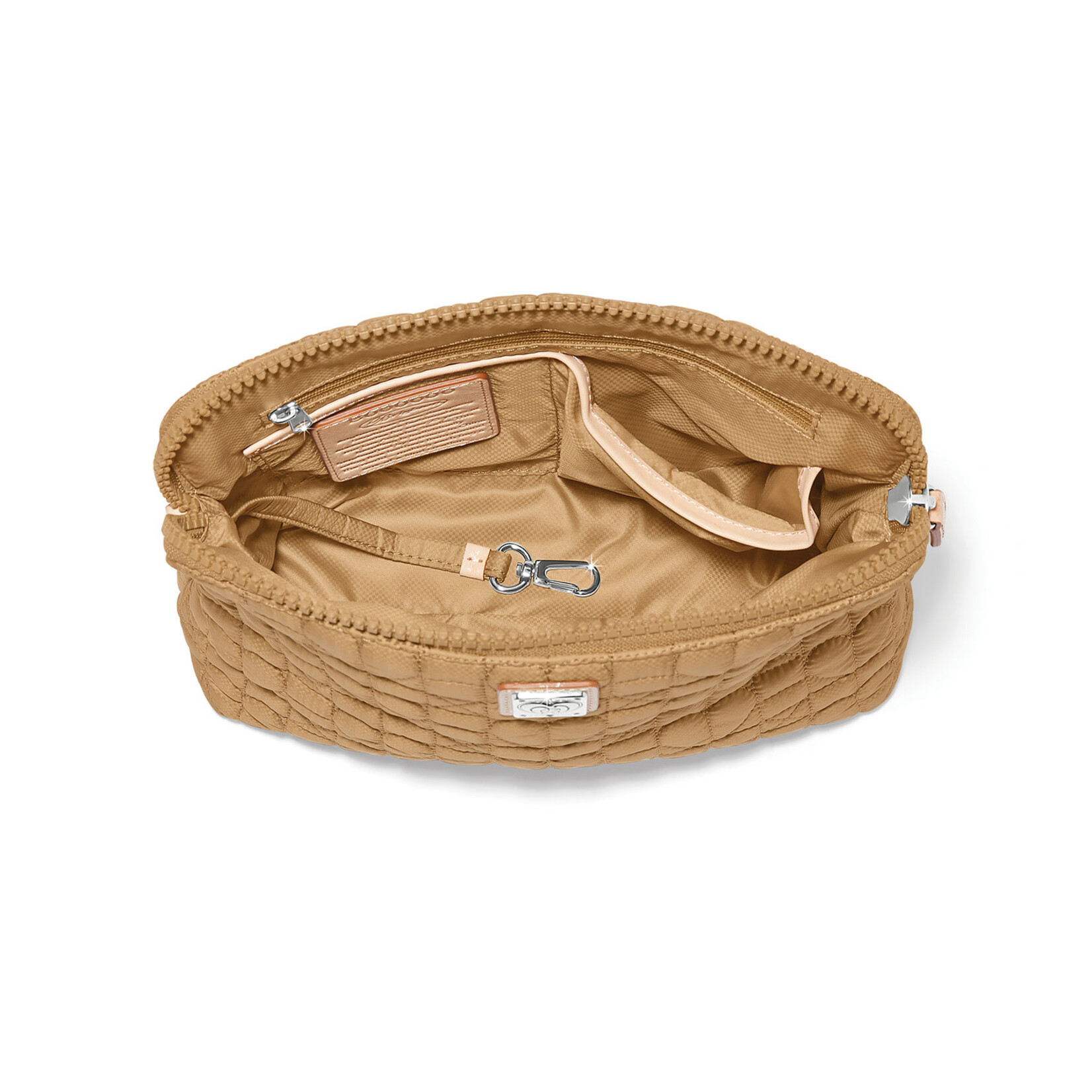 Brighton Heart Beat Alina Medium Crossbody Bag In Camel