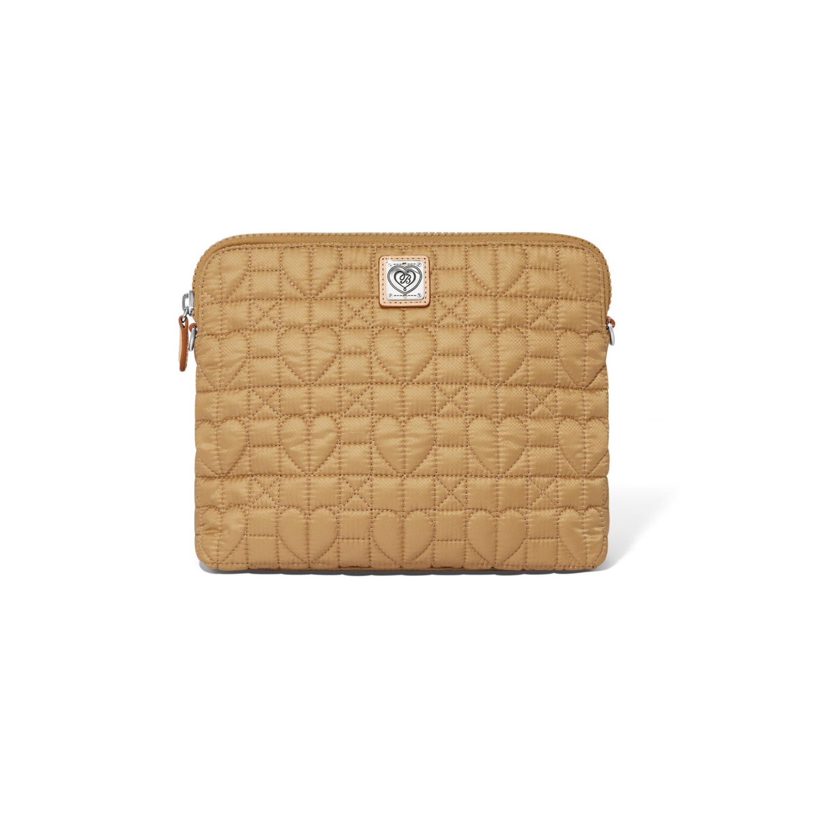 Brighton Heart Beat Alina Medium Crossbody Bag In Camel