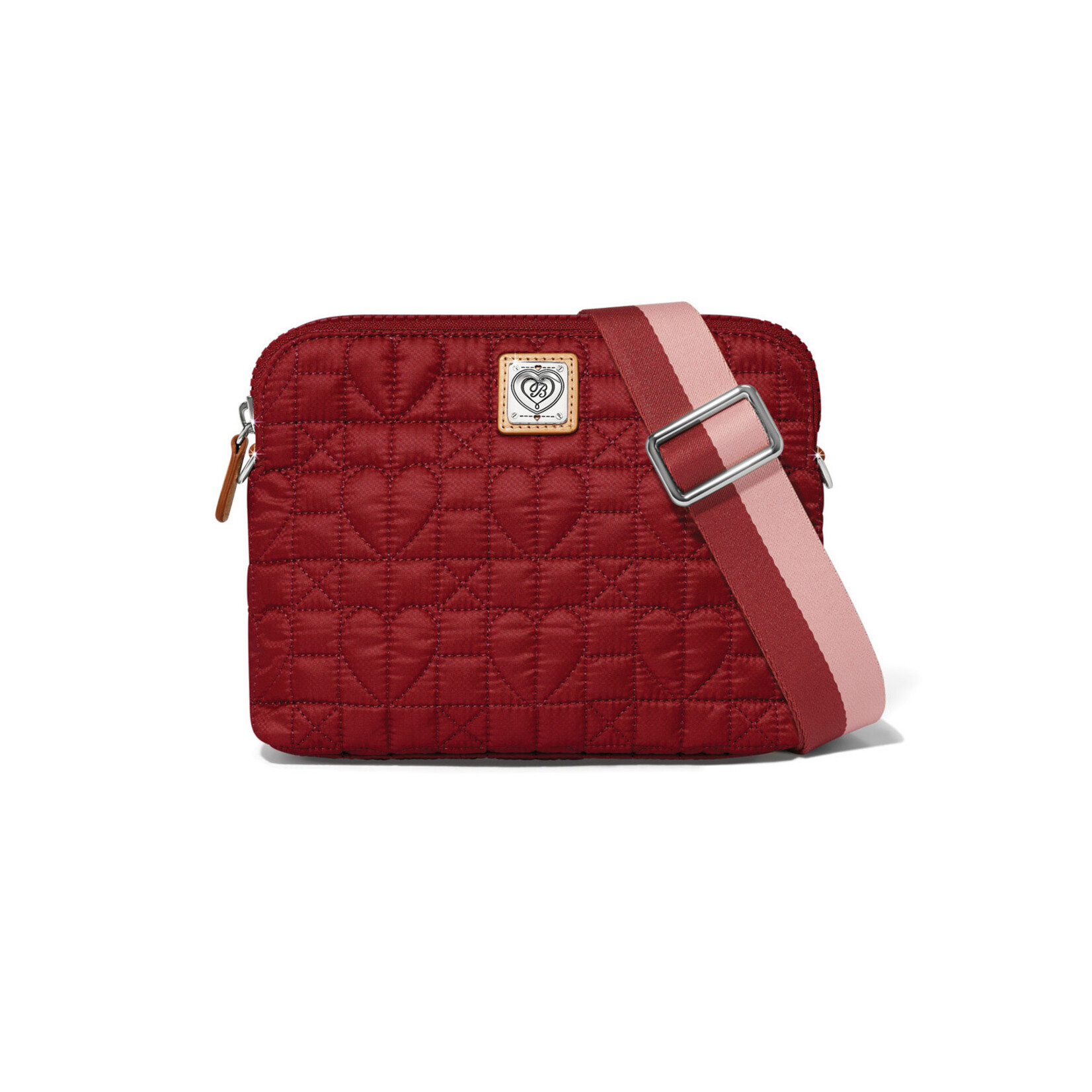 Brighton Arielle Small Crossbody Bag In Garnet