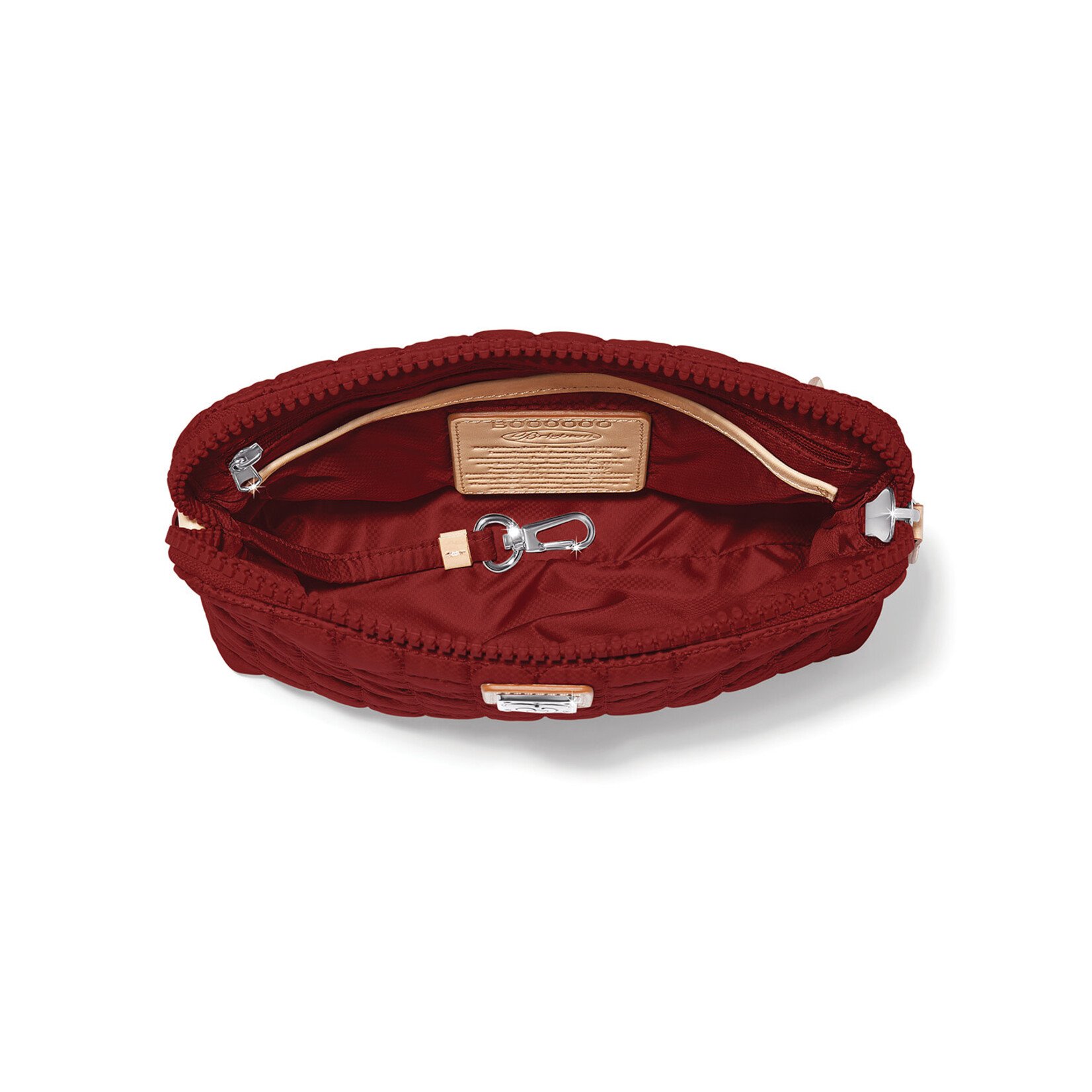 Brighton Arielle Small Crossbody Bag In Garnet