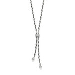 Brighton Meridian Solis Silver Y Necklace