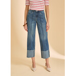 FDJ Olivia Wide Cuffed Ankle in Medium Wash