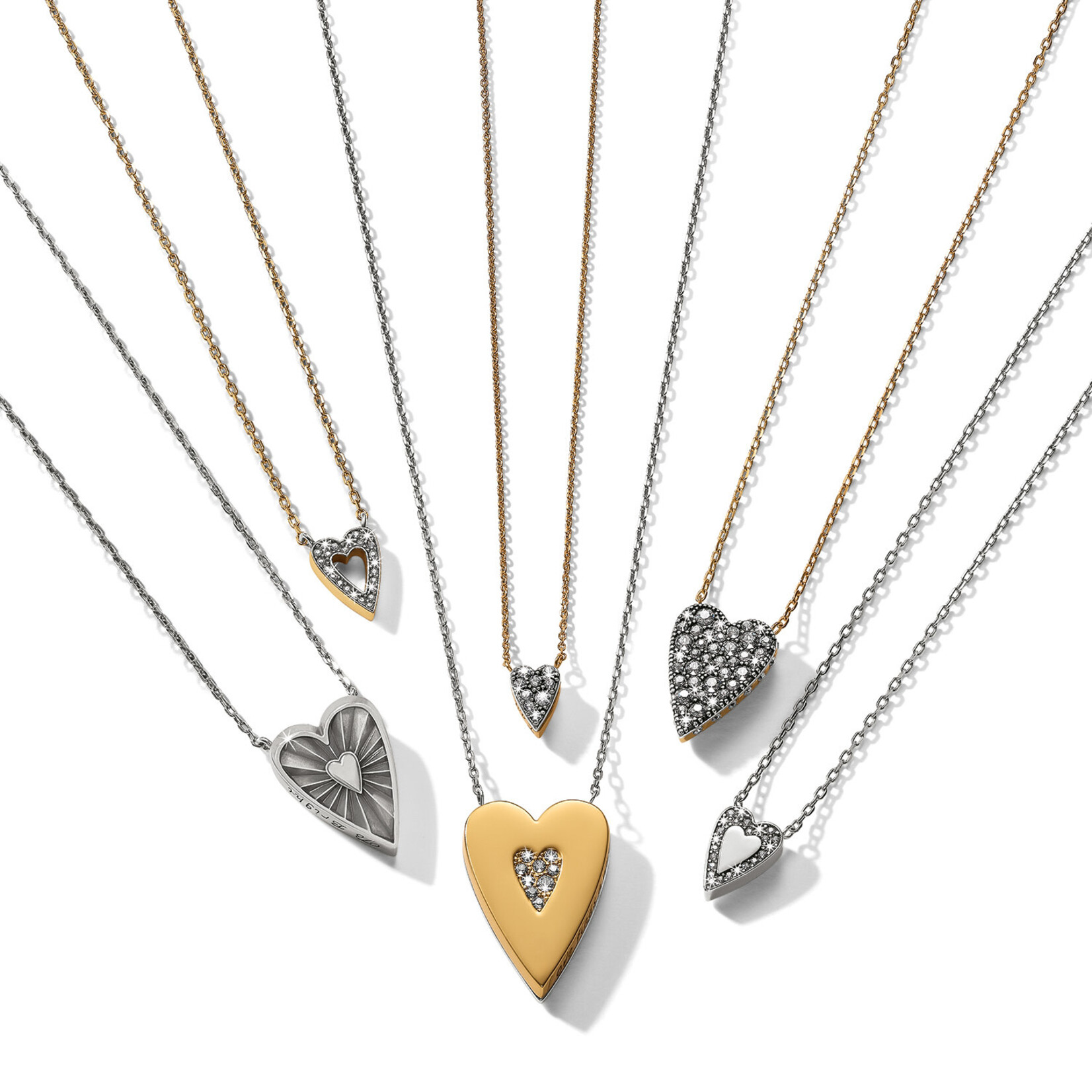 Brighton Love Messages Love Knows Reversible Necklace