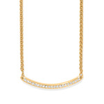 Brighton Meridian Geo Bar Gold Necklace