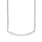 Brighton Meridian Geo Bar Silver Necklace