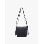 Jen & Co Dylan Crossbody w/ 2 Side Tassel Zippers in Navy