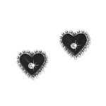 Brighton Pretty Tough Amour Heart Post Earrings