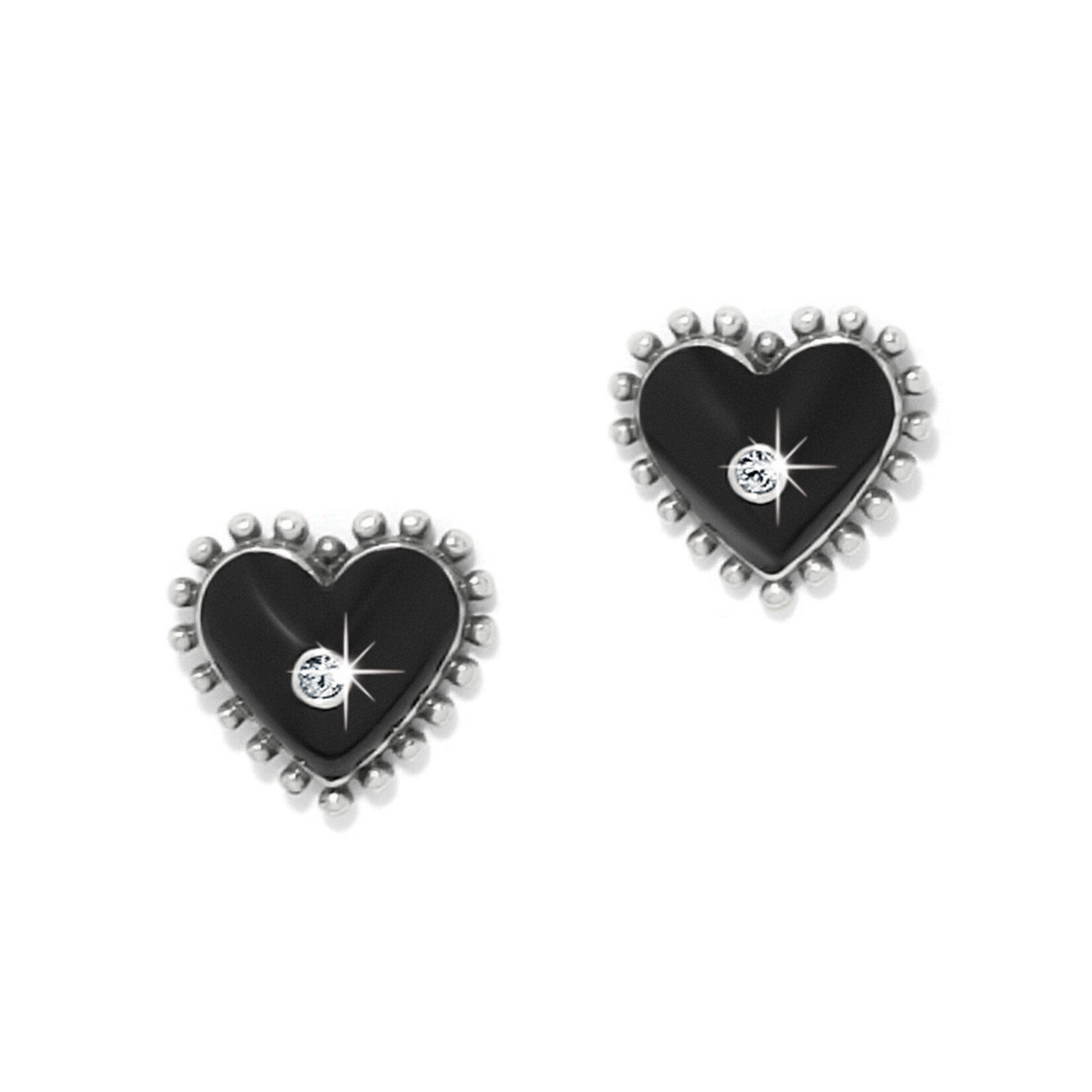 Brighton Pretty Tough Amour Heart Post Earrings
