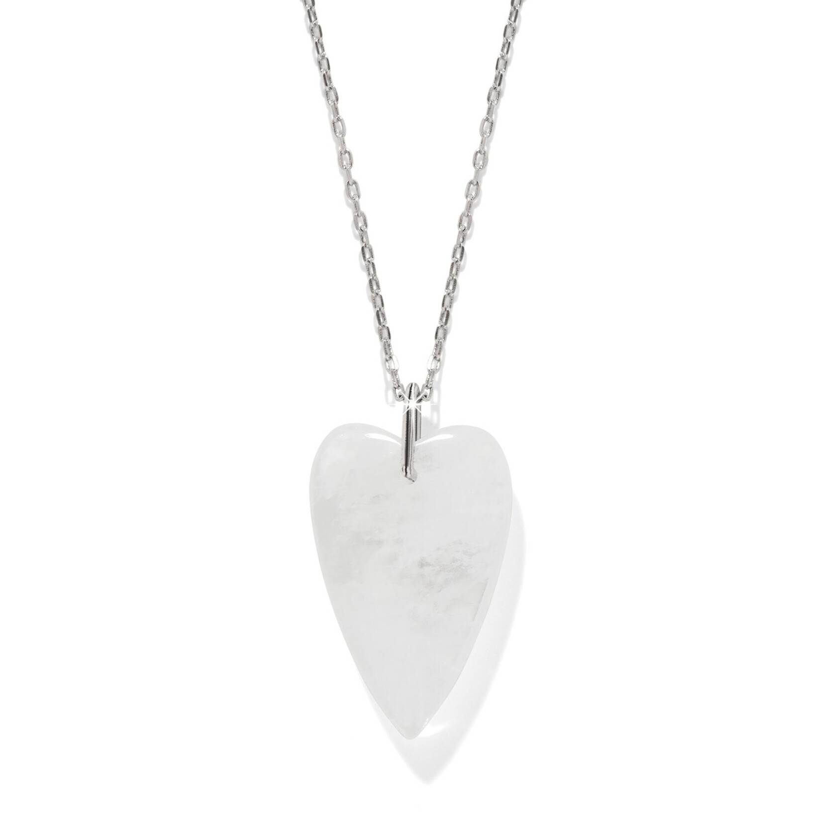 Brighton Love Messages B You Crystal Quartz Necklace