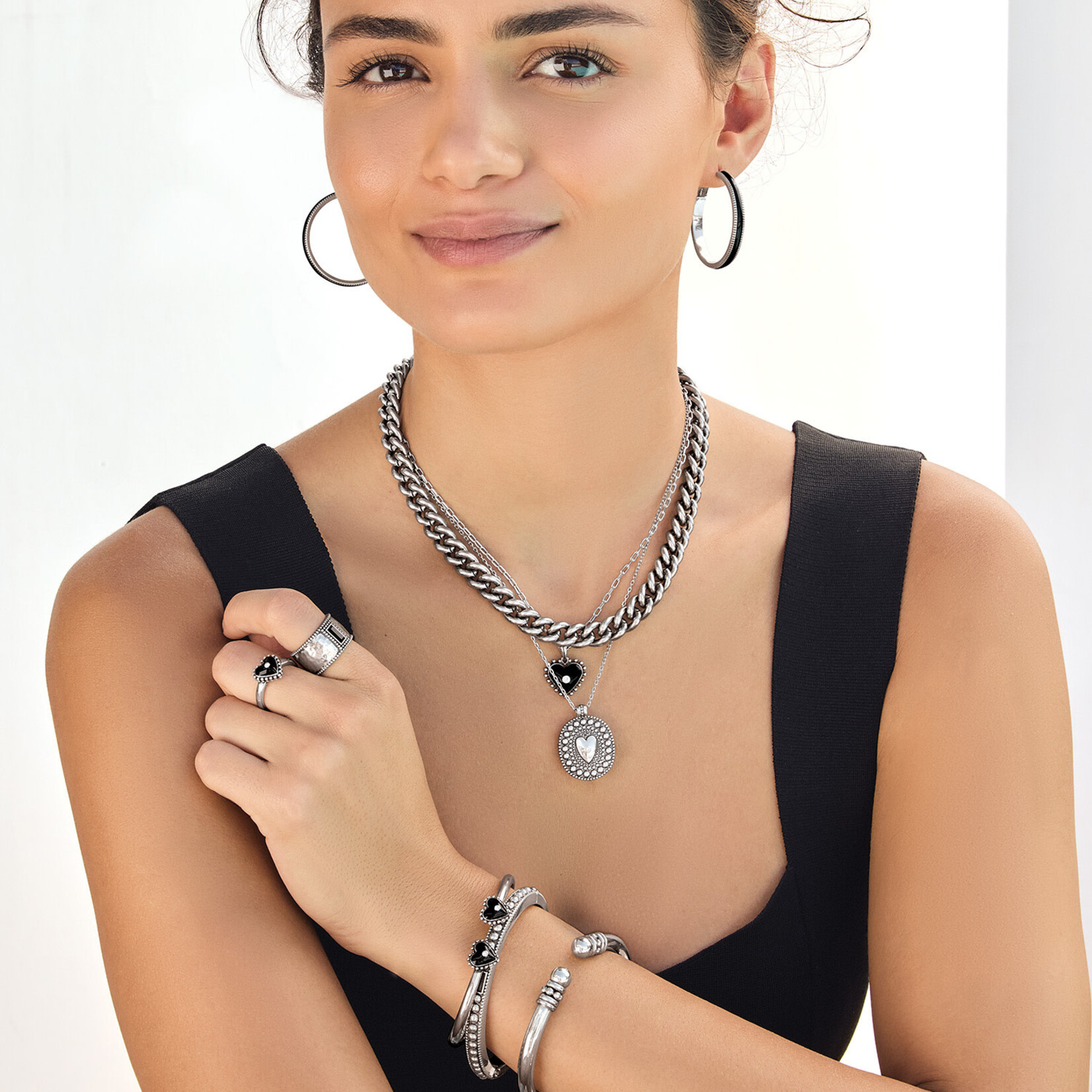 Brighton Pretty Tough Amour Heart Necklace