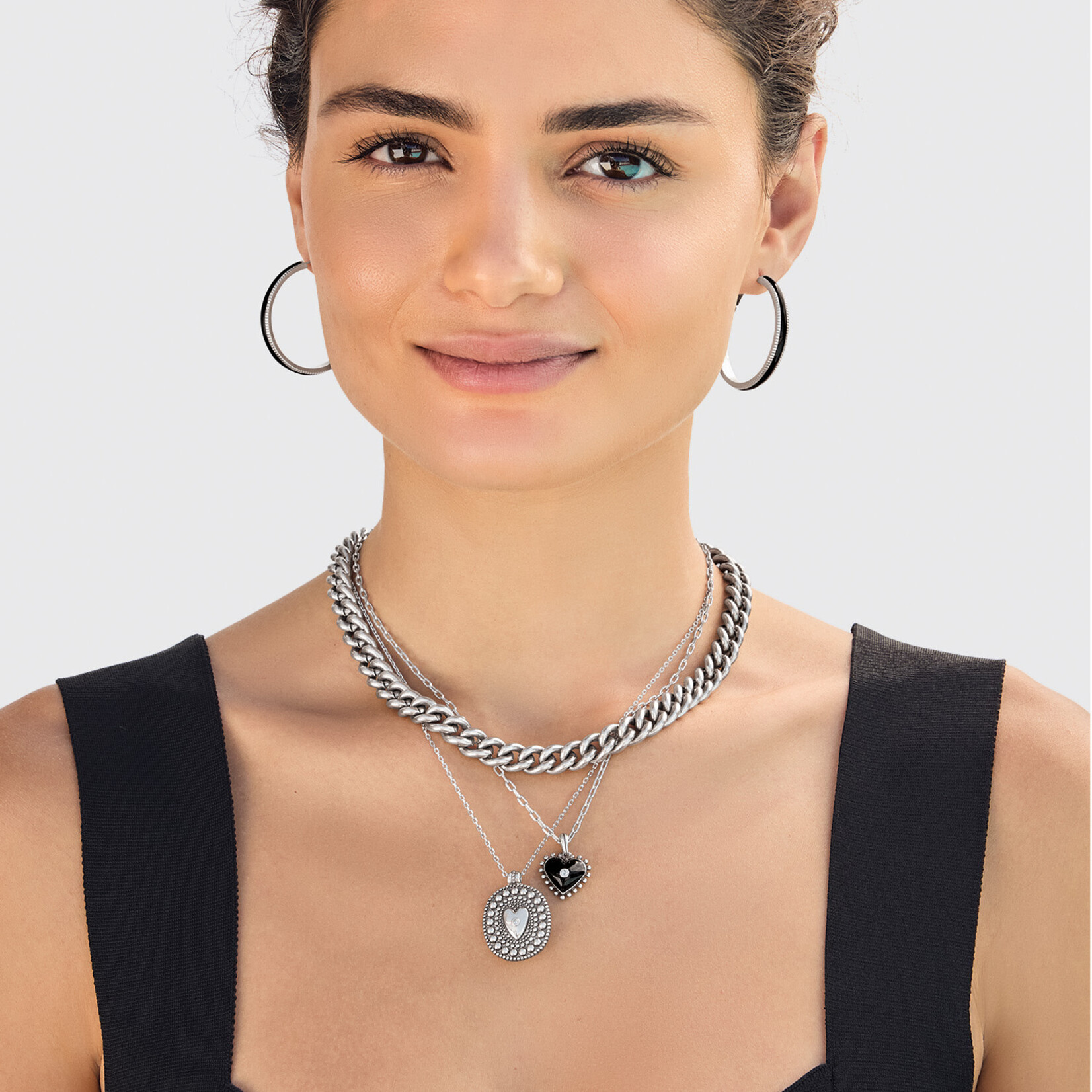 Brighton Pretty Tough Amour Heart Necklace