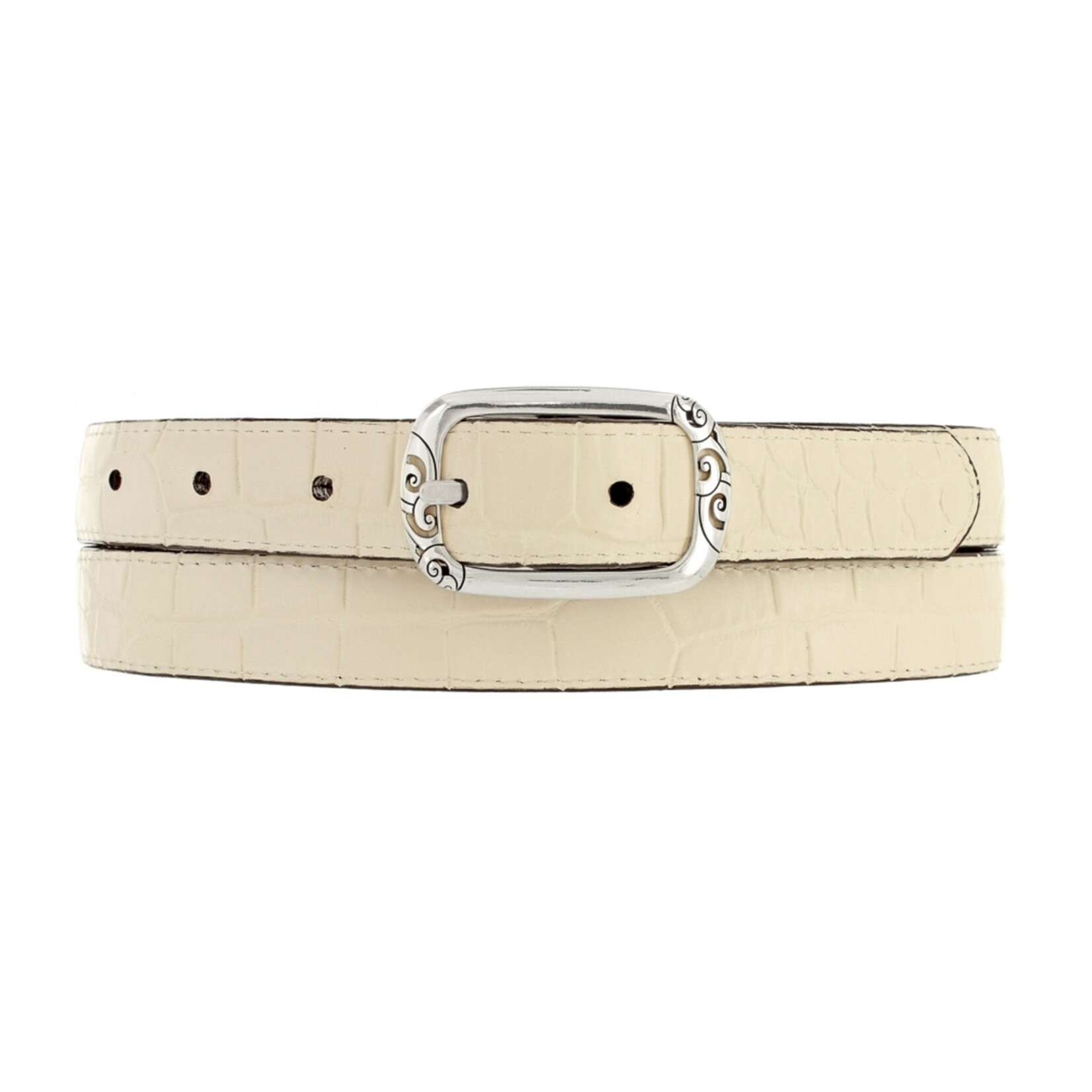 Brighton Mingle Reversible Belt in Black/Pearl