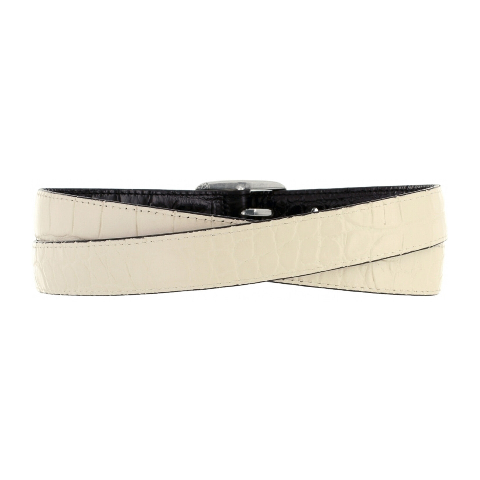 Brighton Mingle Reversible Belt in Black/Pearl
