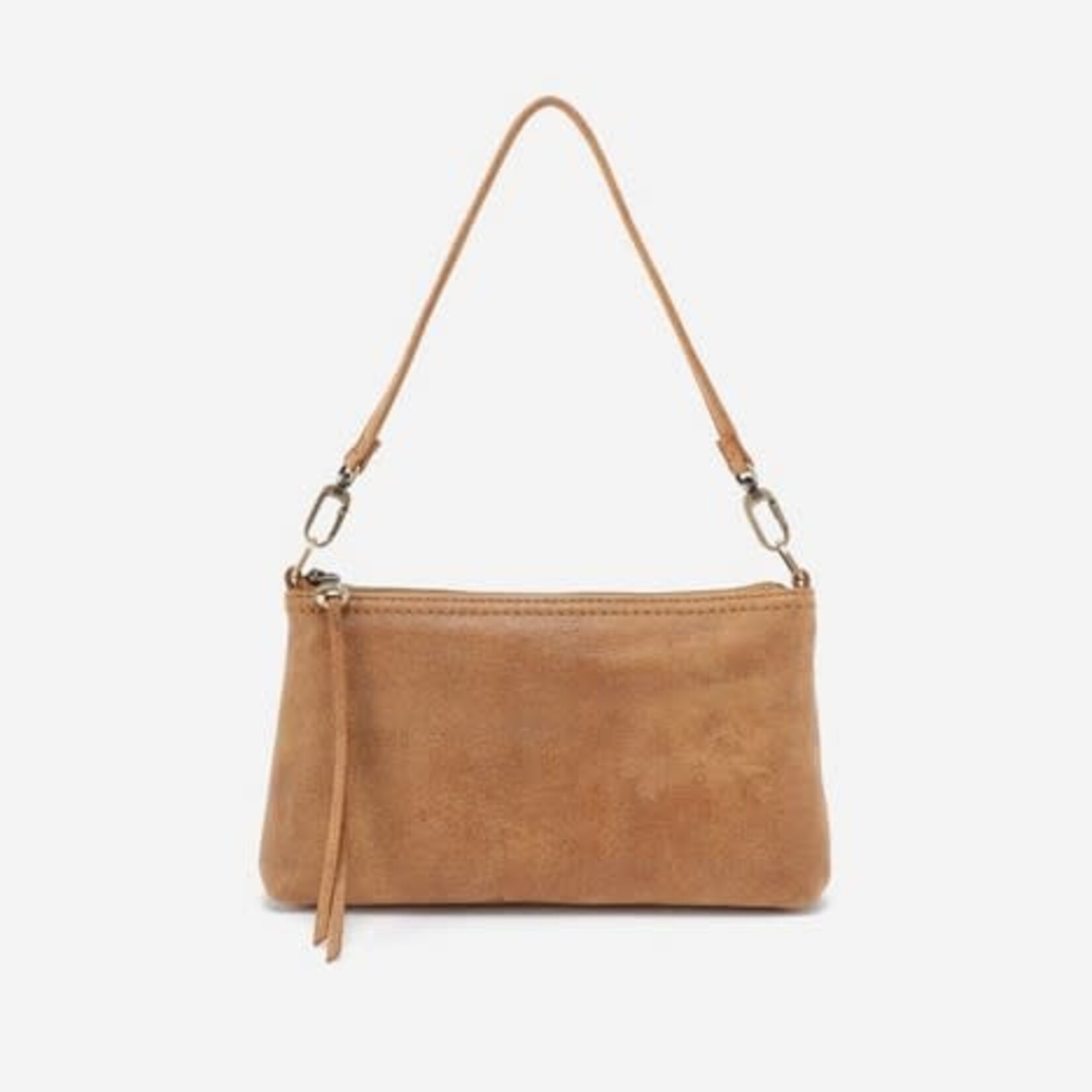 HOBO Darcy Buffed Leather Crossbody in Whiskey
