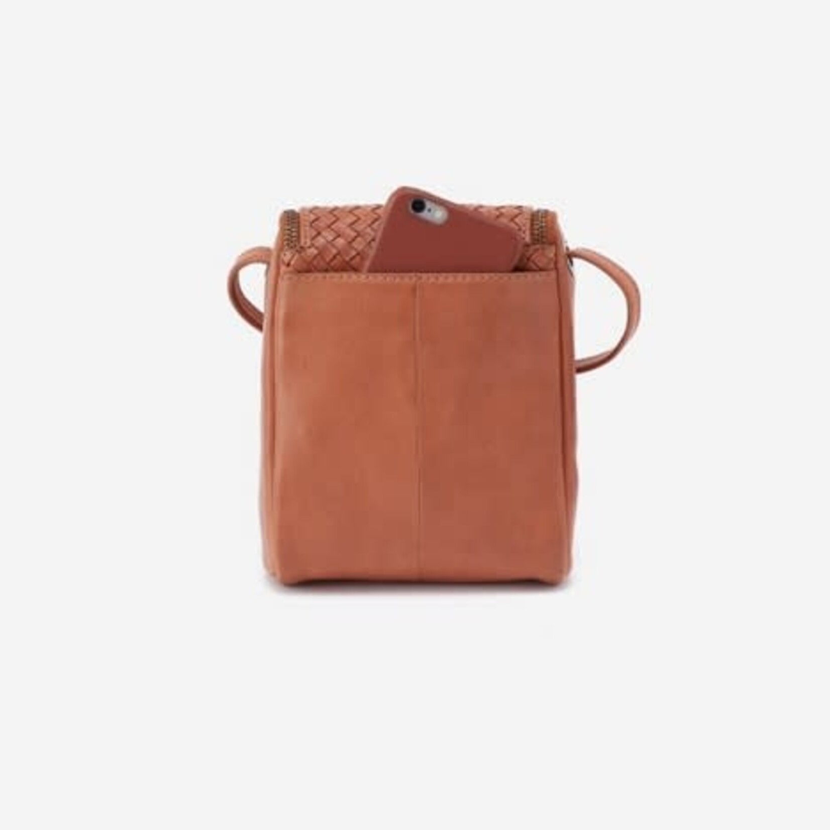 HOBO Fern Washed Leather Crossbody in Harvest Wheat