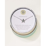 Spartina SLV Necklace 18" Friendship/Starfish Silver