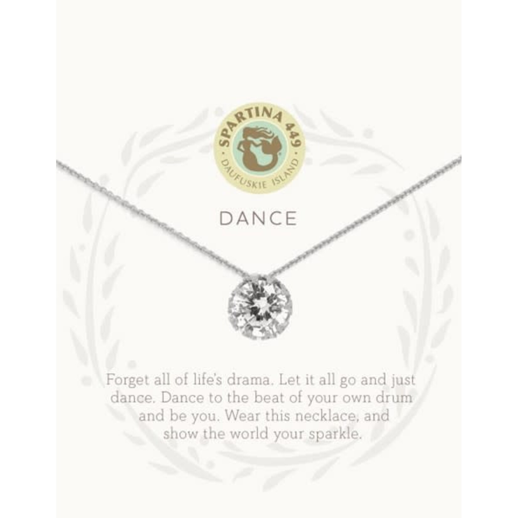 Spartina Sea La Vie Necklace 18" Dance/Gem Silver