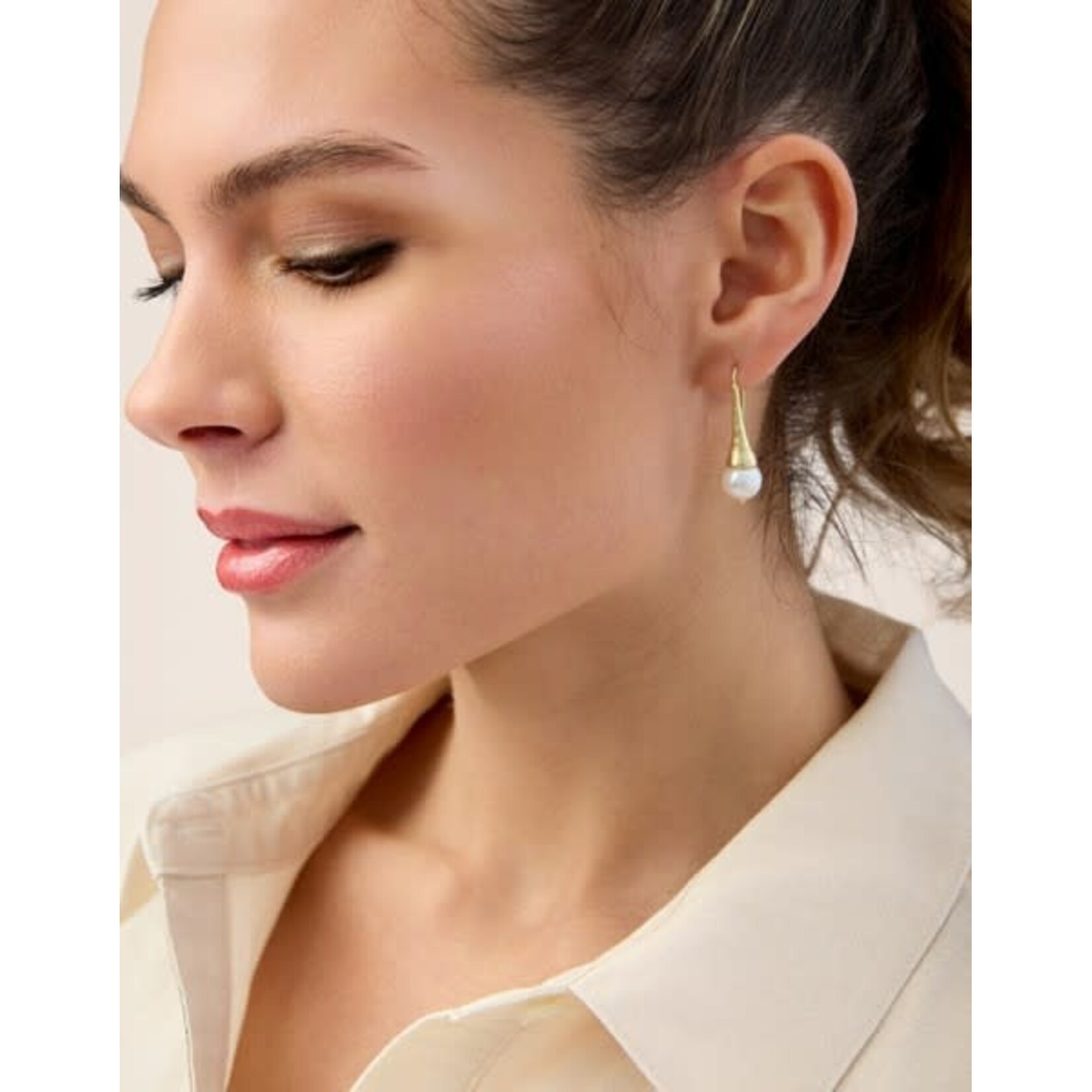 Spartina St. Augustine Earrings Pearl