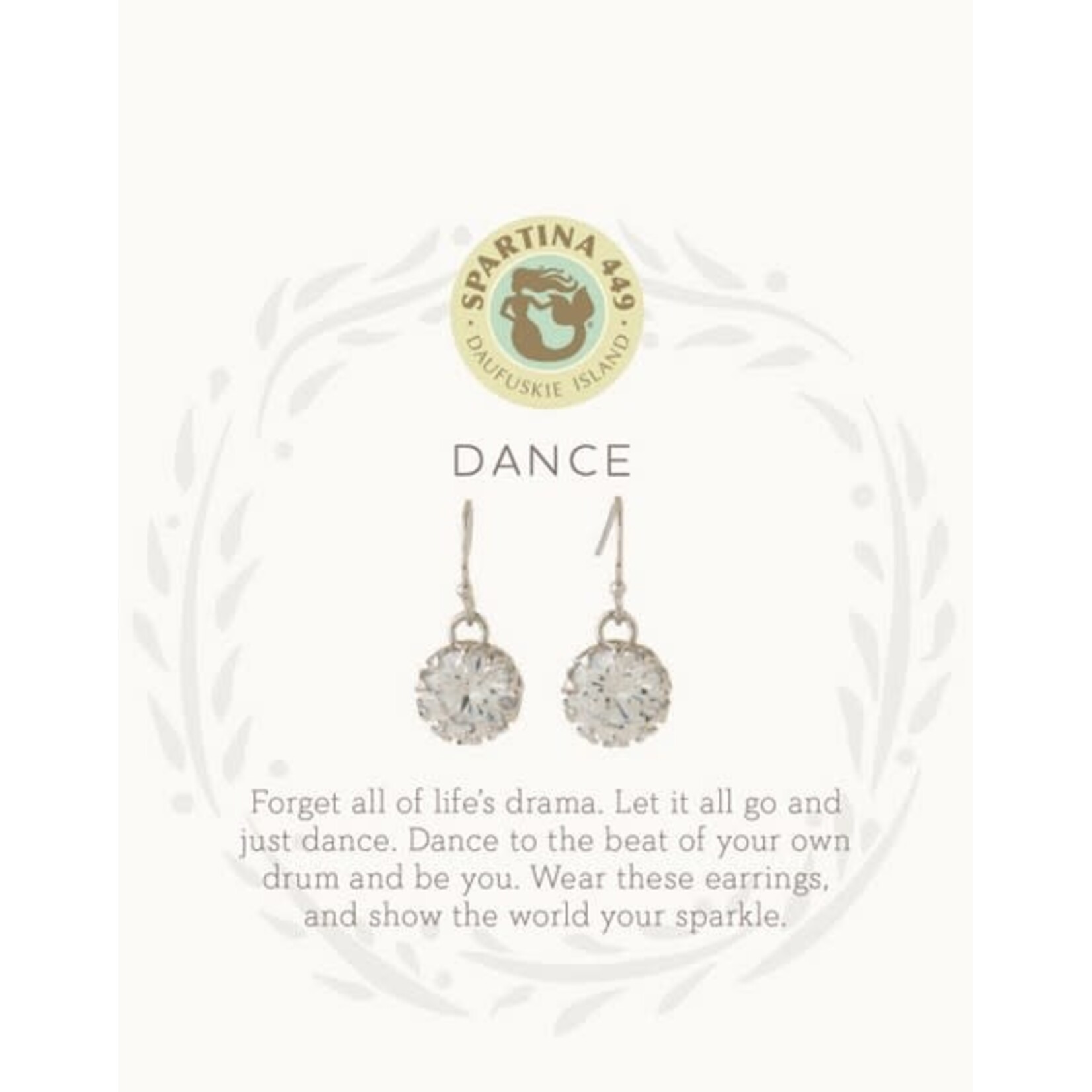 Spartina Sea La Vie Drop Earrings Dance/Gem Silver