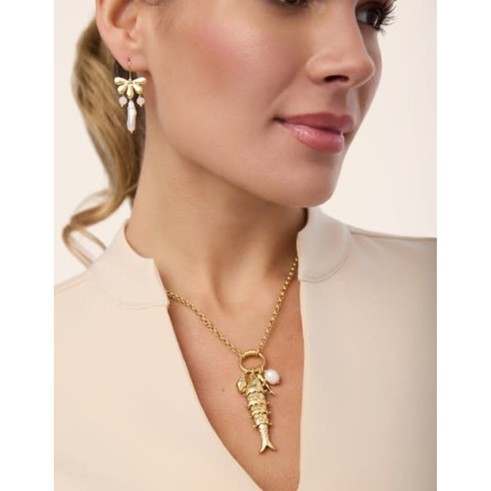 Spartina Vilano Earrings Pearl