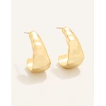 Spartina Tolo Mato Hoop Earrings Gold