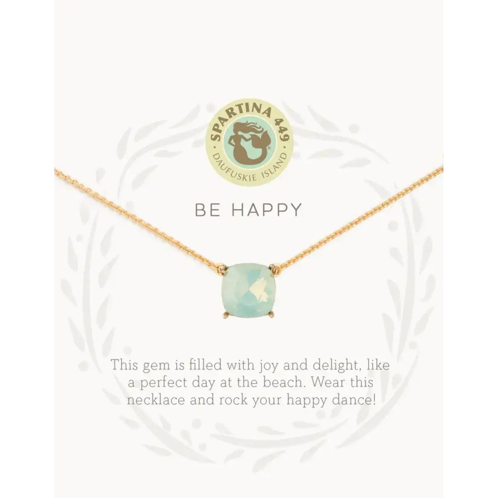 Spartina Sea La Vie Necklace 18" Happy/Sea Green