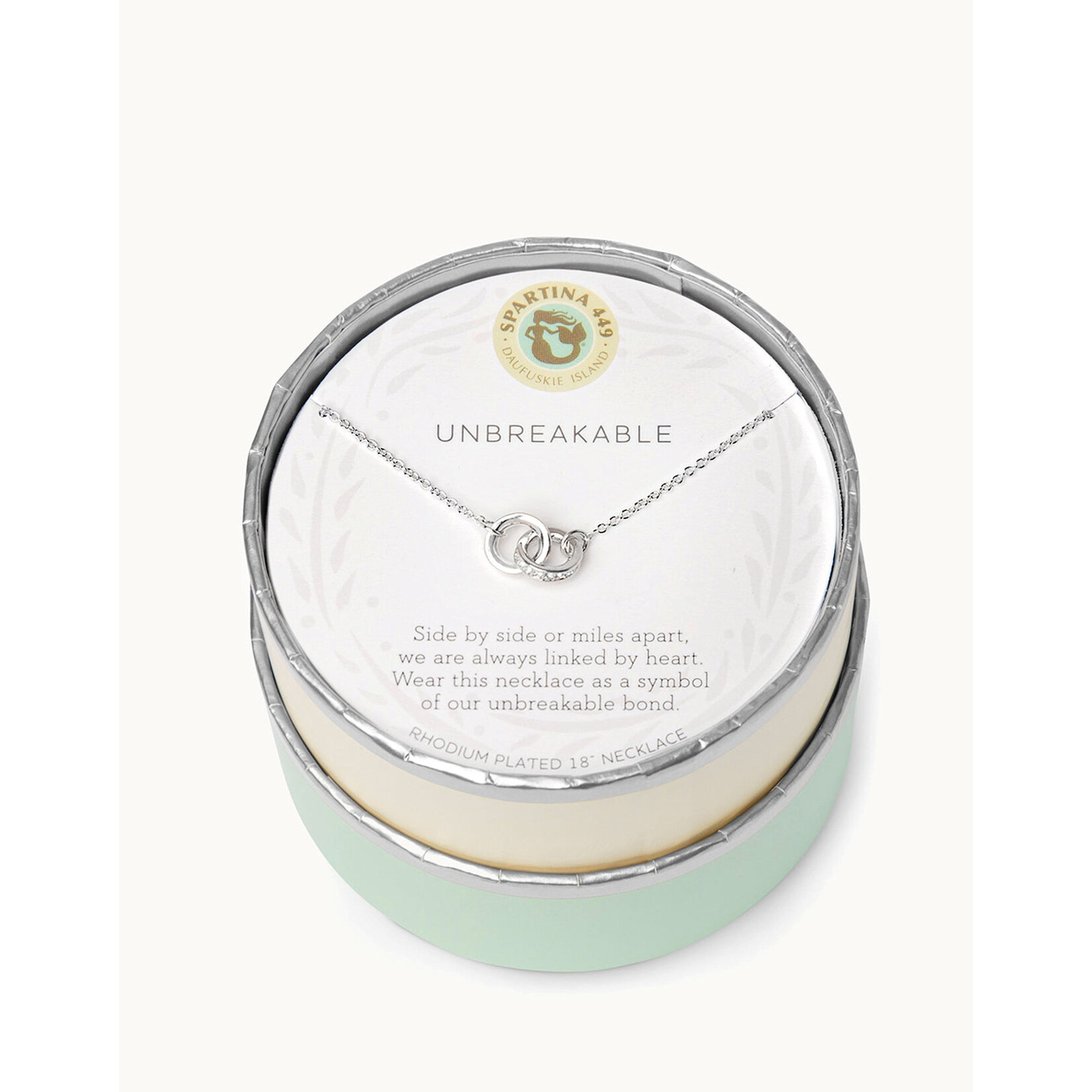 Spartina Sea La Vie Unbreakable Double Rings Slvr