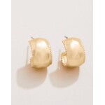 Spartina Martha Hoop Earrings 15mm Gold