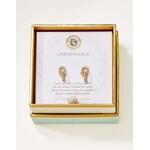 Spartina SLV Stud Earrings Unbreakable/Link Gold