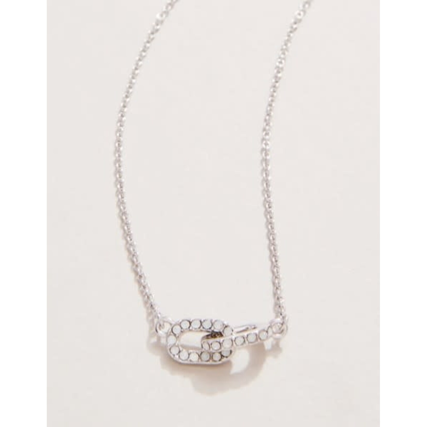 Spartina SLV Necklace 18" Forever Friends/Links Slvr