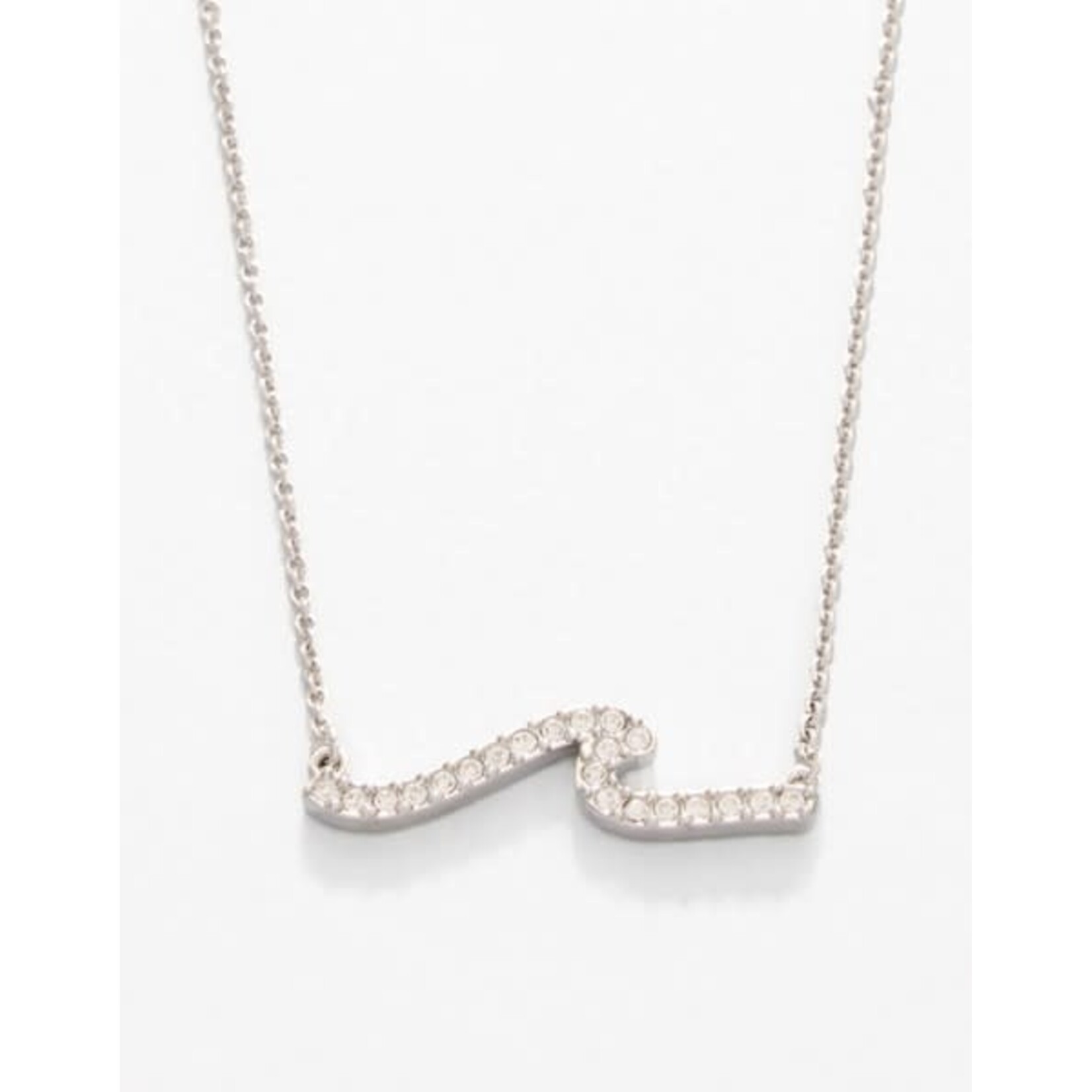 Spartina SLV Necklace 18" Hope Floats/Wave Silver