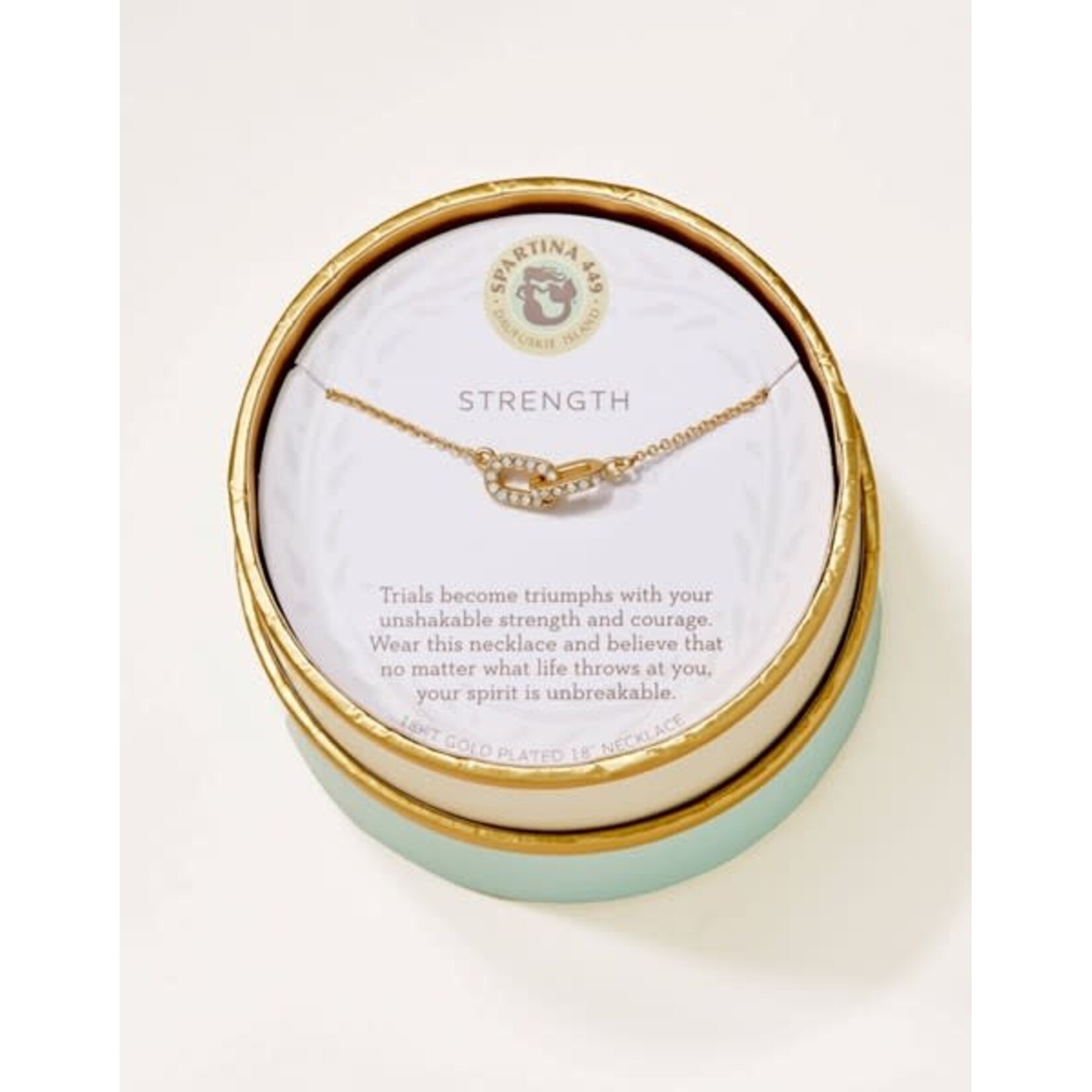 Spartina SLV Necklace 18" Strength/Links