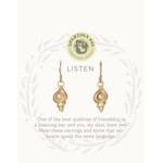 Spartina Sea La Vie Drop Earrings Listen/Shell