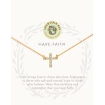 Spartina Sea La Vie Necklace 18" Have Faith/Cross