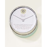 Spartina SLV Necklace 18" Ray Of Hope/Gem Silver