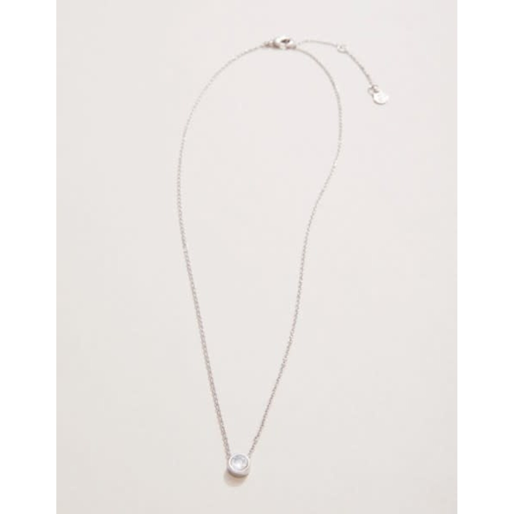 Spartina SLV Necklace 18" Ray Of Hope/Gem Silver