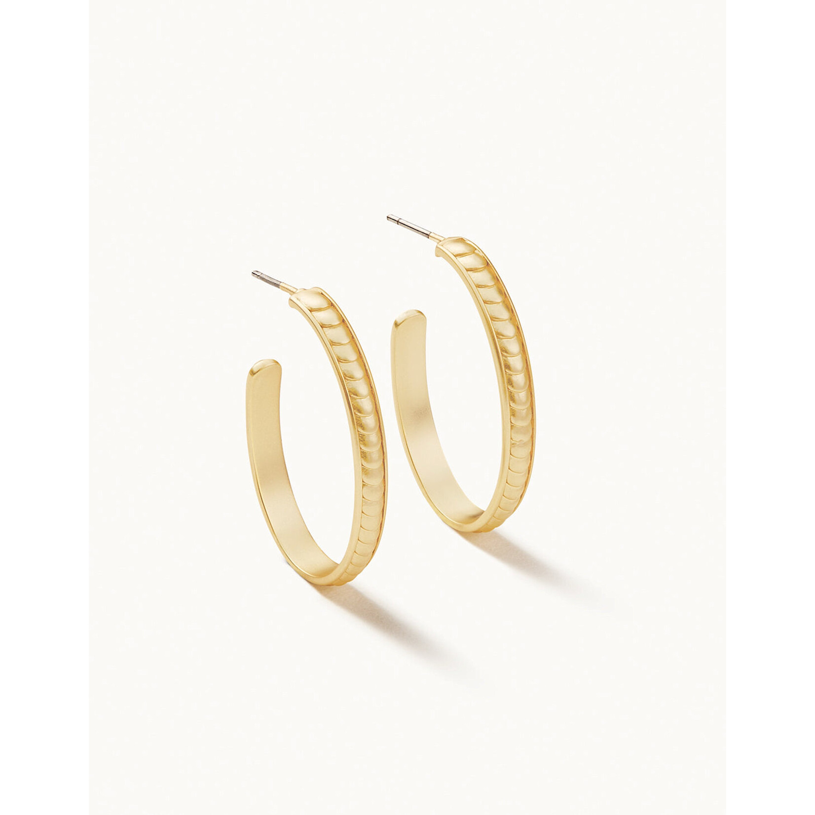 Spartina Naia Bitty Hoop Earrings Gold