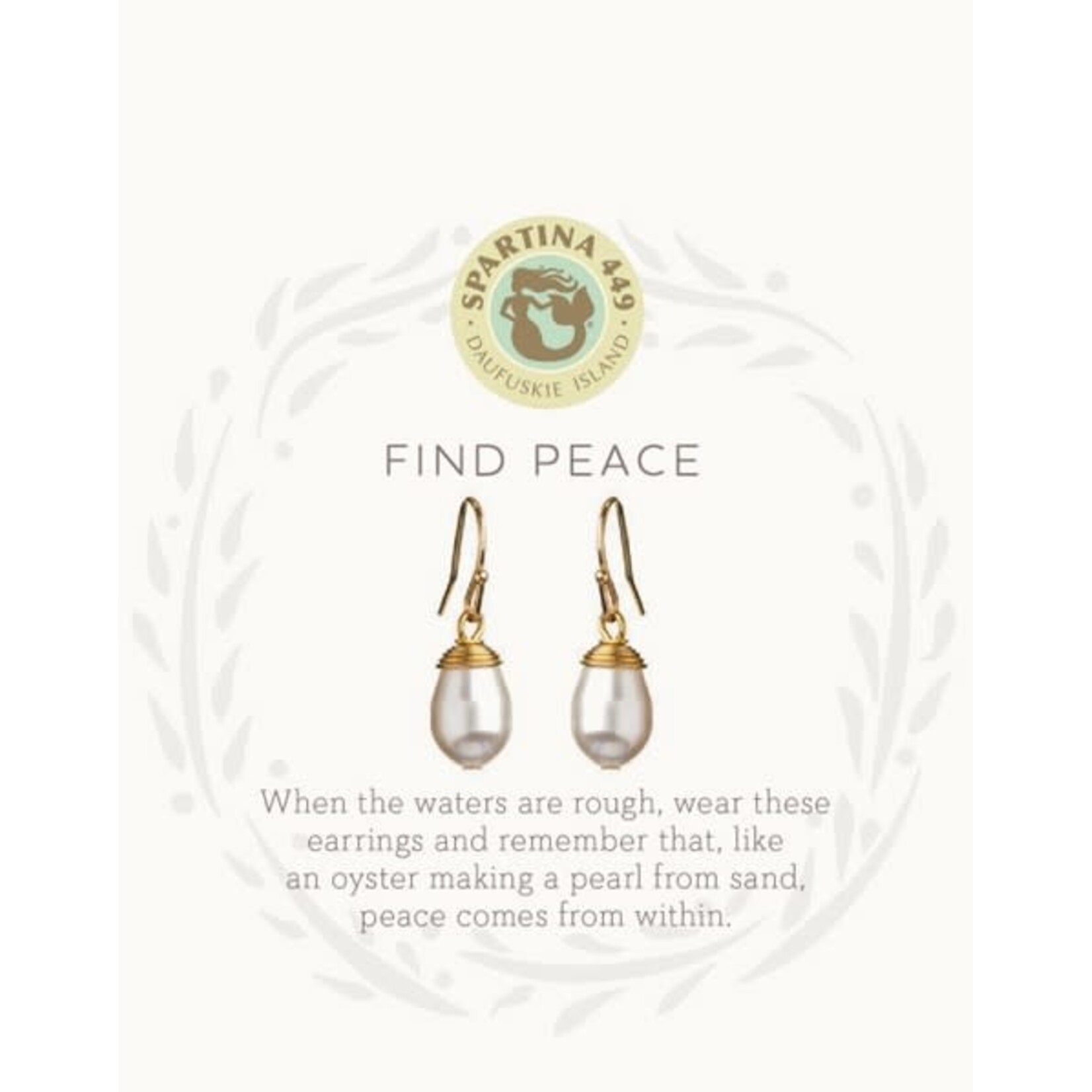 Spartina Sea La Vie Drop Earrings - Find Peace
