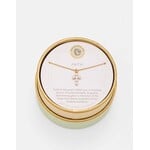 Spartina SLV Necklace 18" Faith/Pearl Cross Gold