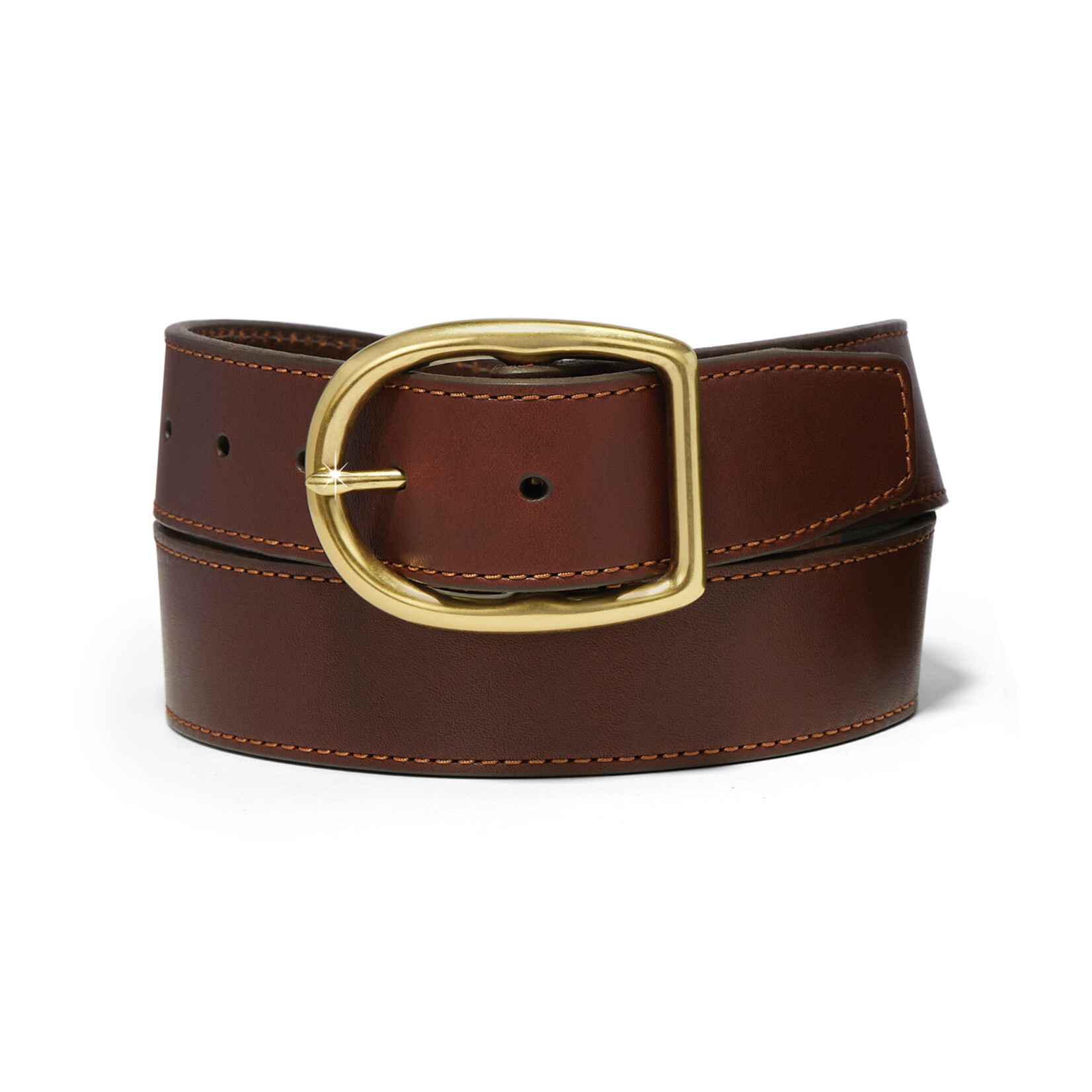 Brighton Ambrose Belt in Cognac