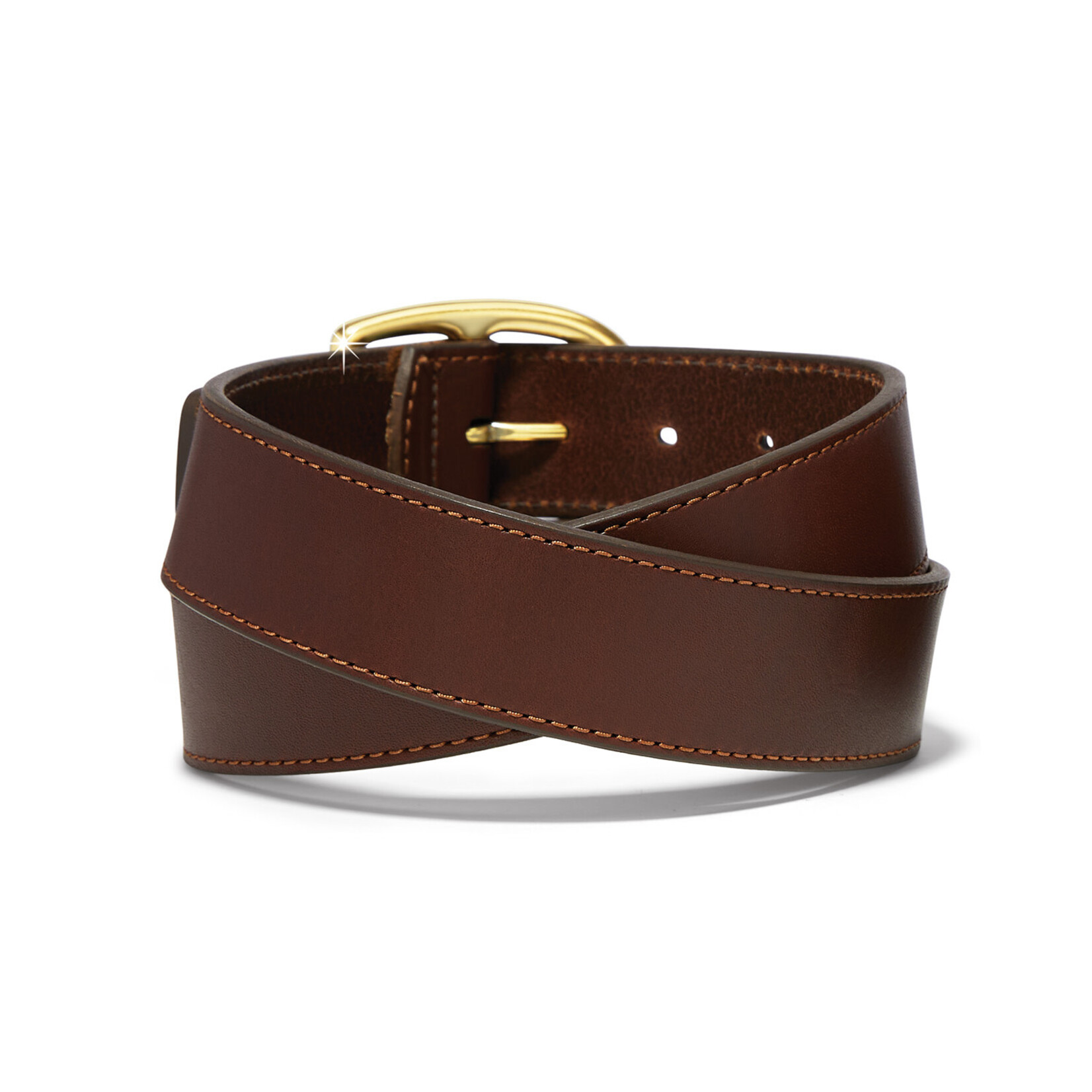 Brighton Ambrose Belt in Cognac