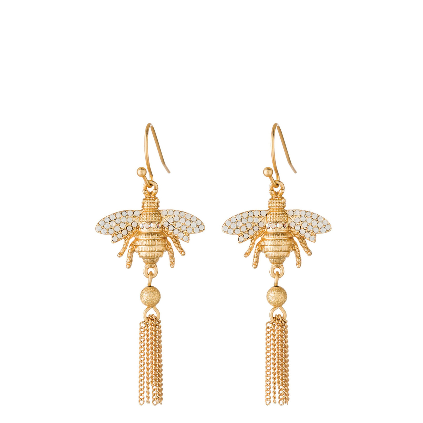 Spartina Bee Tassel Earrings