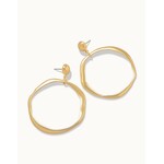 Spartina Disco Earrings Gold
